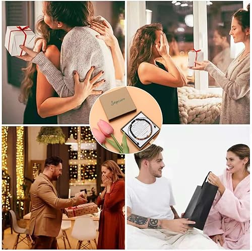 Miniatura 7 de Lanzamiento inspirador para mujeres y hombres con texto en inglés "I Love You" para mujeres y hombres, joyería de mejor amiga, mensaje secreto