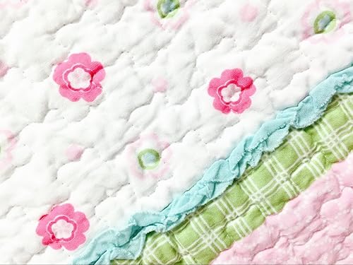 Miniatura 5 de Pastel Marshmallow Juego de edredón de 2 piezas de algodón hipoalergénico 100% hipoalergénico para dormitorio, tamaño individual, rosa