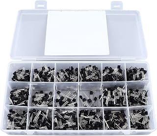 900Pcs Transistor 18 Types Diode Triode Semiconductor Switch Low Power Assortment Set Kit