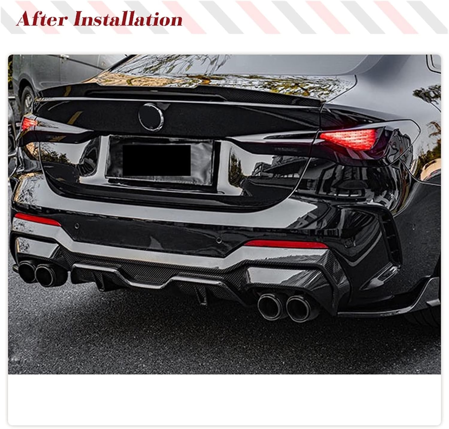 BMW BMW 4シリーズ グランクーペ F36 Mスポーツ リア ディフューザー 