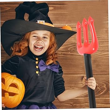 Amazon | Luxshiny 悪魔のフォーク 充 具 製色三角叉子