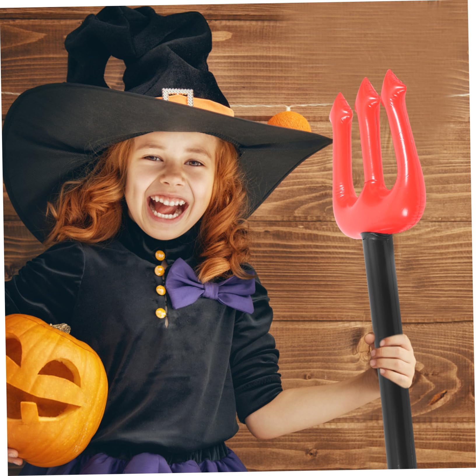 Amazon | Luxshiny 悪魔のフォーク 充 具 製色三角叉子