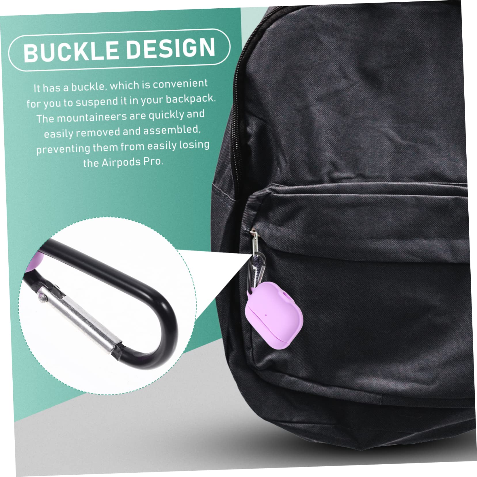 Uonlytech 5 Piezas Caso de Auriculares Protector de Auriculares Funda de Transporte para inalámbricos tamishome Light Box Funda Protectora para Caja de