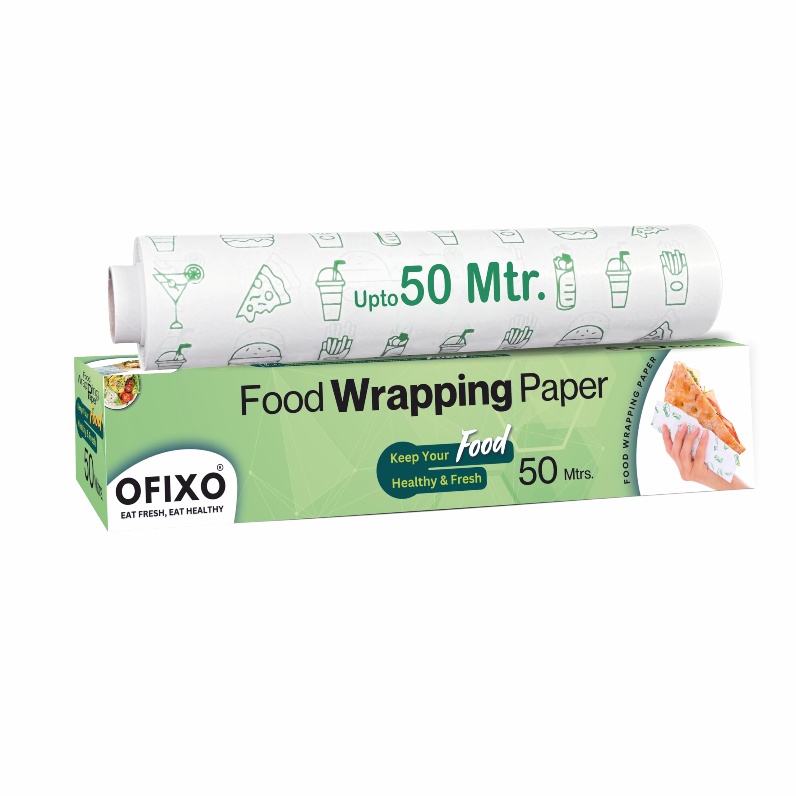 50 Meter Food WRAP Multipurpose Food Wrapping (Pack of 1)