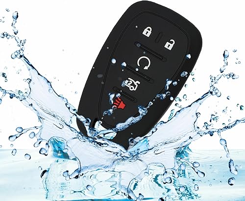 Miniatura 4 de Autobase Funda de silicona para llavero de Chevy Malibu Camaro Trax Traverse Trailblazer Sonic Cruze Blazer Volt Equinox Spark  Accesorio de