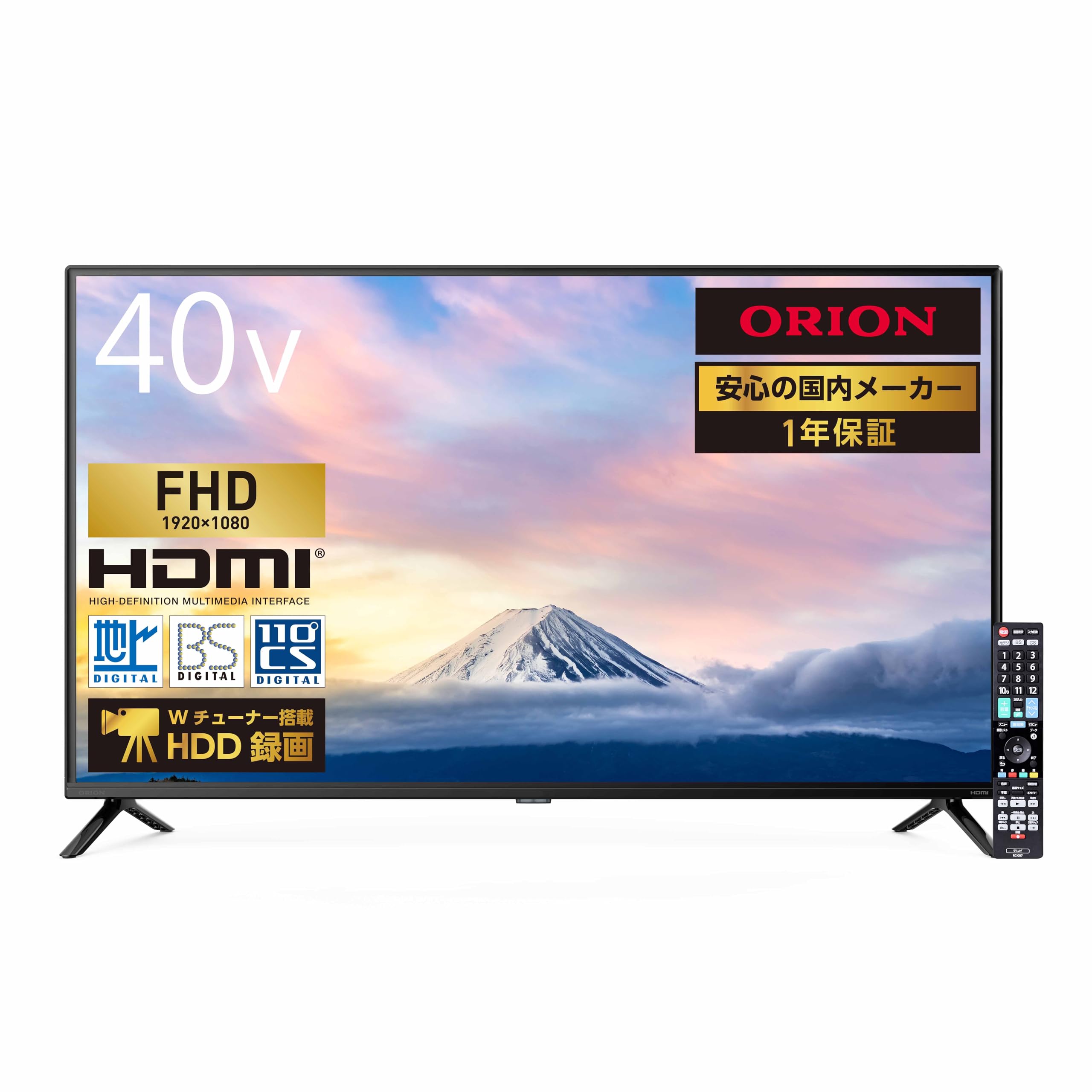 Amazon | オリオン 40V型 フルハイビジョン液晶テレビ 地デジ/BS/CS Amazon | オリオン 40V型 フルハイビジョン液晶テレビ 地デジ/BS/CS
