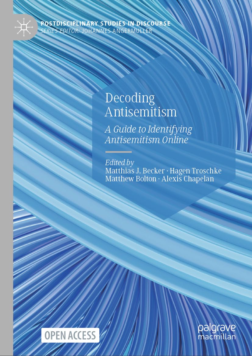 Decoding Antisemitism by Matthias J. Becker PAPERBACK 9783031492402