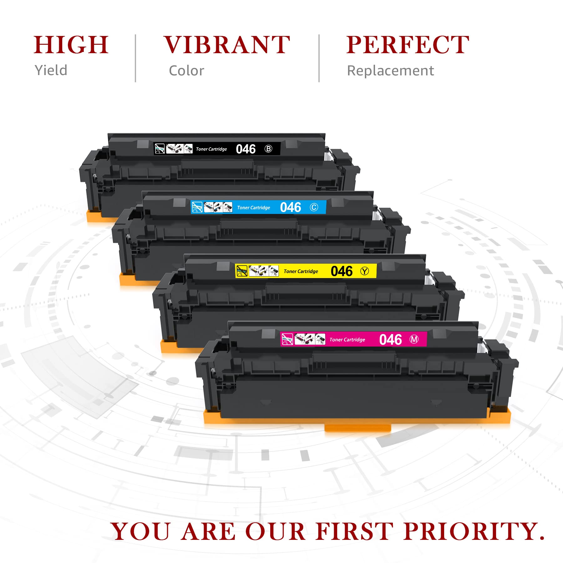 Amazon.co.jp: Toner Kingdom 046 046H トナーカートリッジ