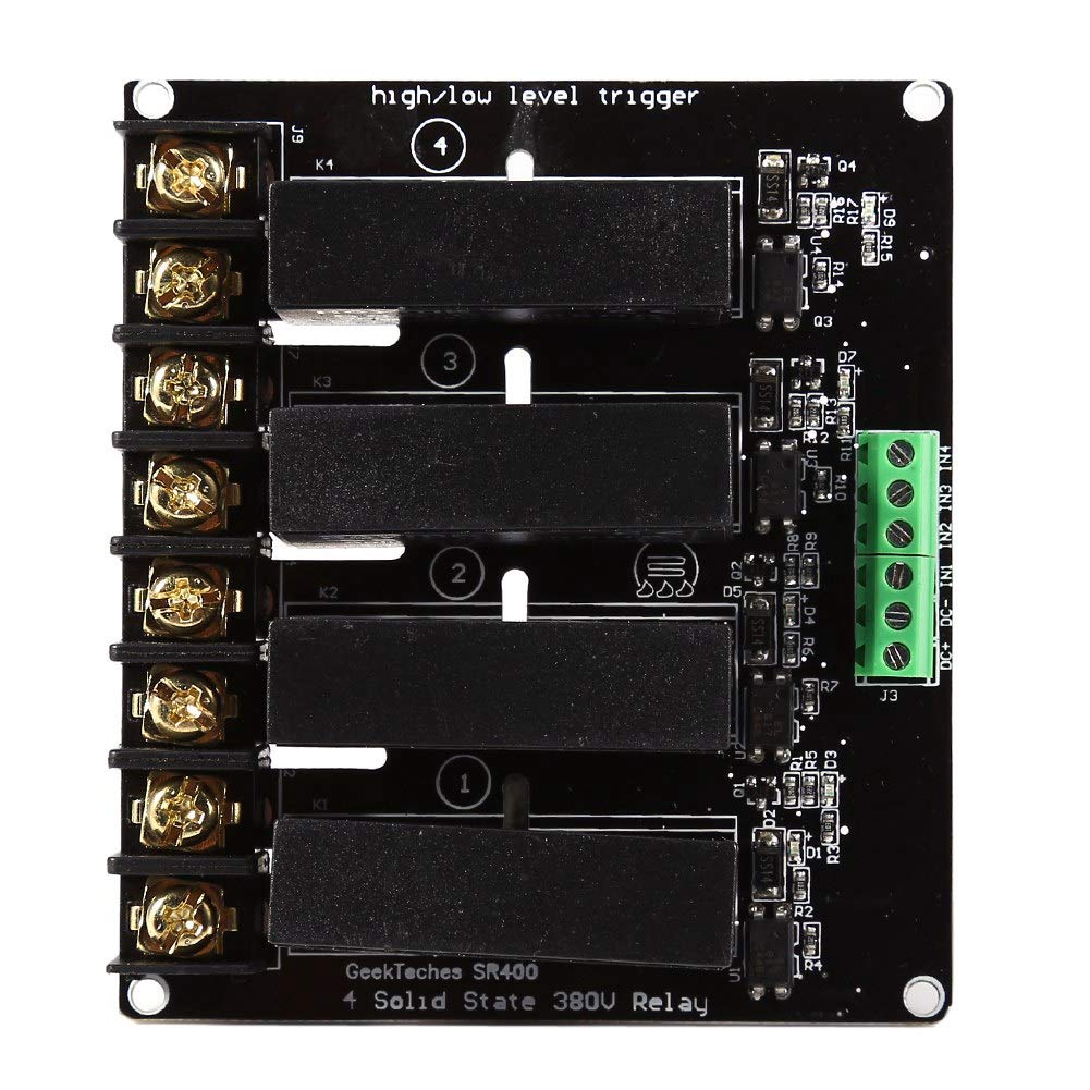 Relè a stato solido 380V 8A 4 canali relè scheda modulo controller interruttore SSR