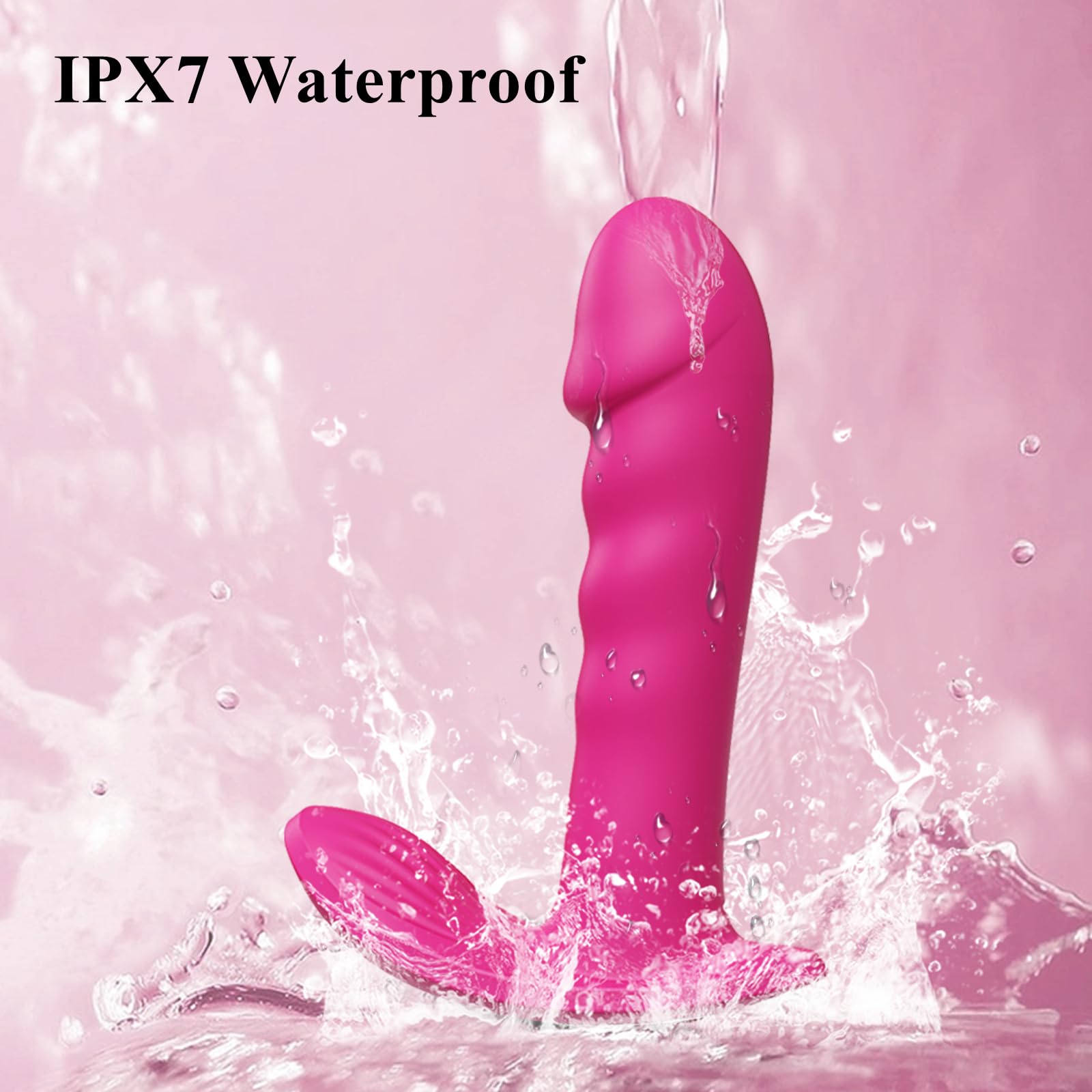 Vibratore Indossabile Con App, Vibratore Dildo Realistico Con Modalità Interattiva, Vibratori Del Punto g Con Controllo a Lunga Distanza, Stimolatore Clitorideo Impermeabile IPX7 Da Donna