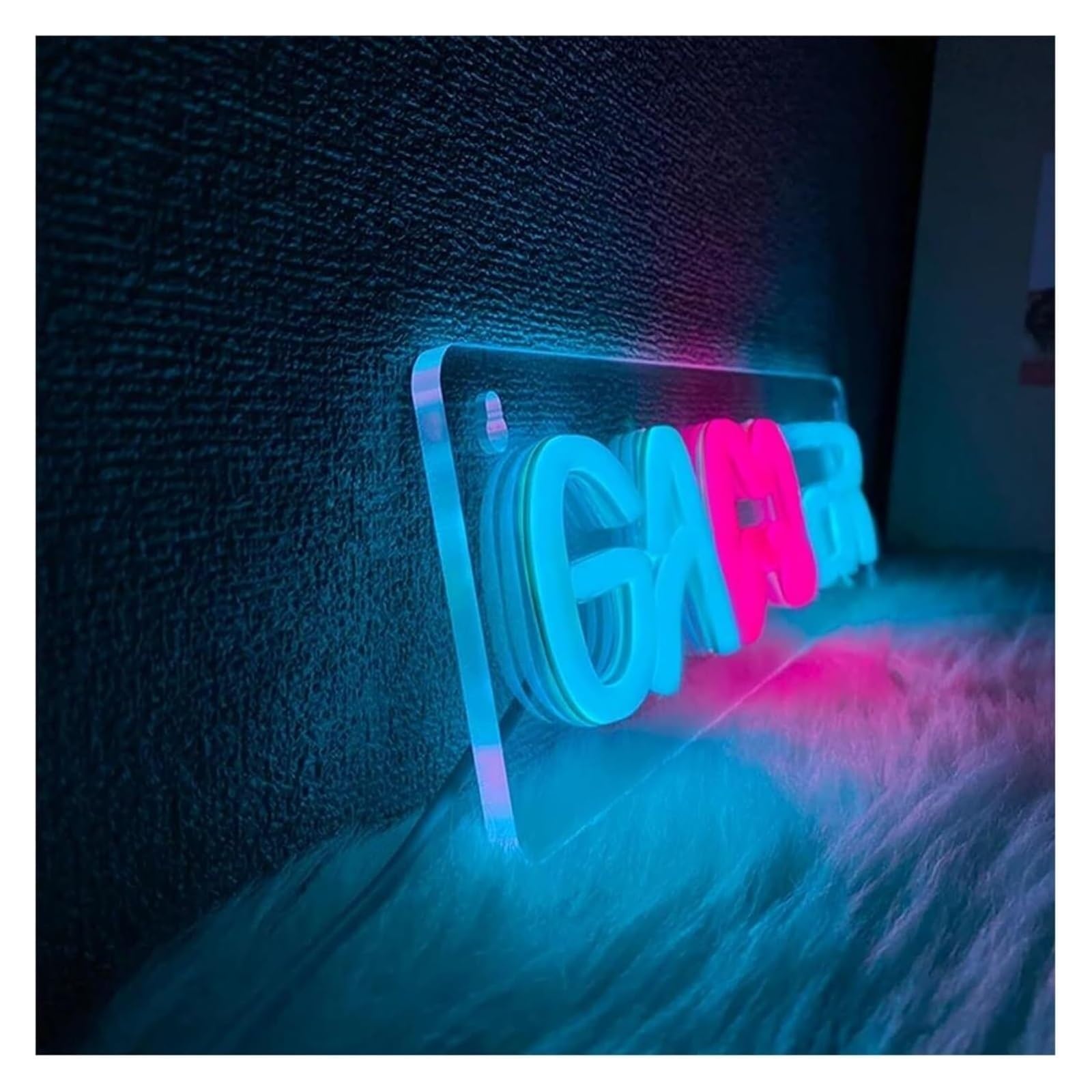 Decoración con luces de neón Decoración de para fiesta GAMER para letrero neón LED con luz regulable para habitación dormitorio sala juegos