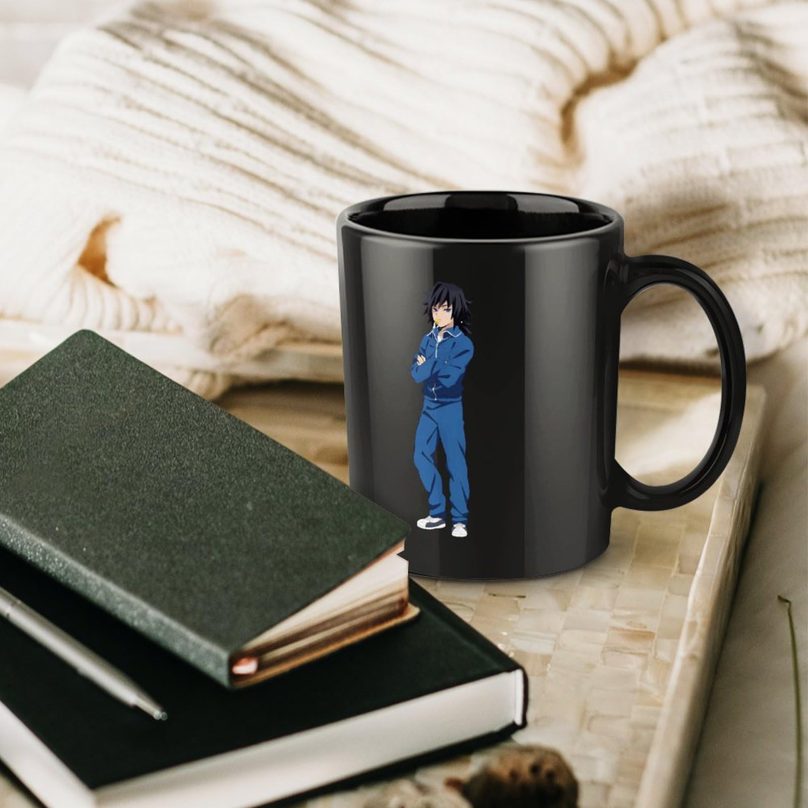 Amazon.co.jp: 鬼滅 冨岡義勇 マグカップ 陶器カップ セラミックマグ