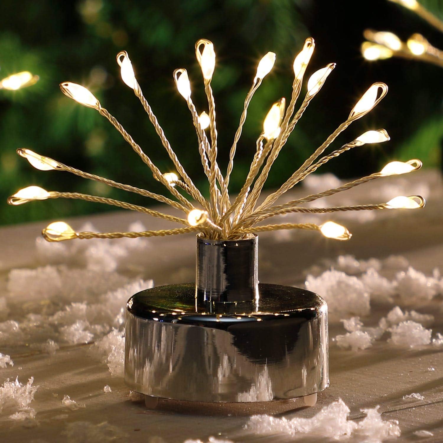 Noma Firework LED Tea Lights Battery 20 Micro LEDs Set of 6 Warm White Amazon.co.uk