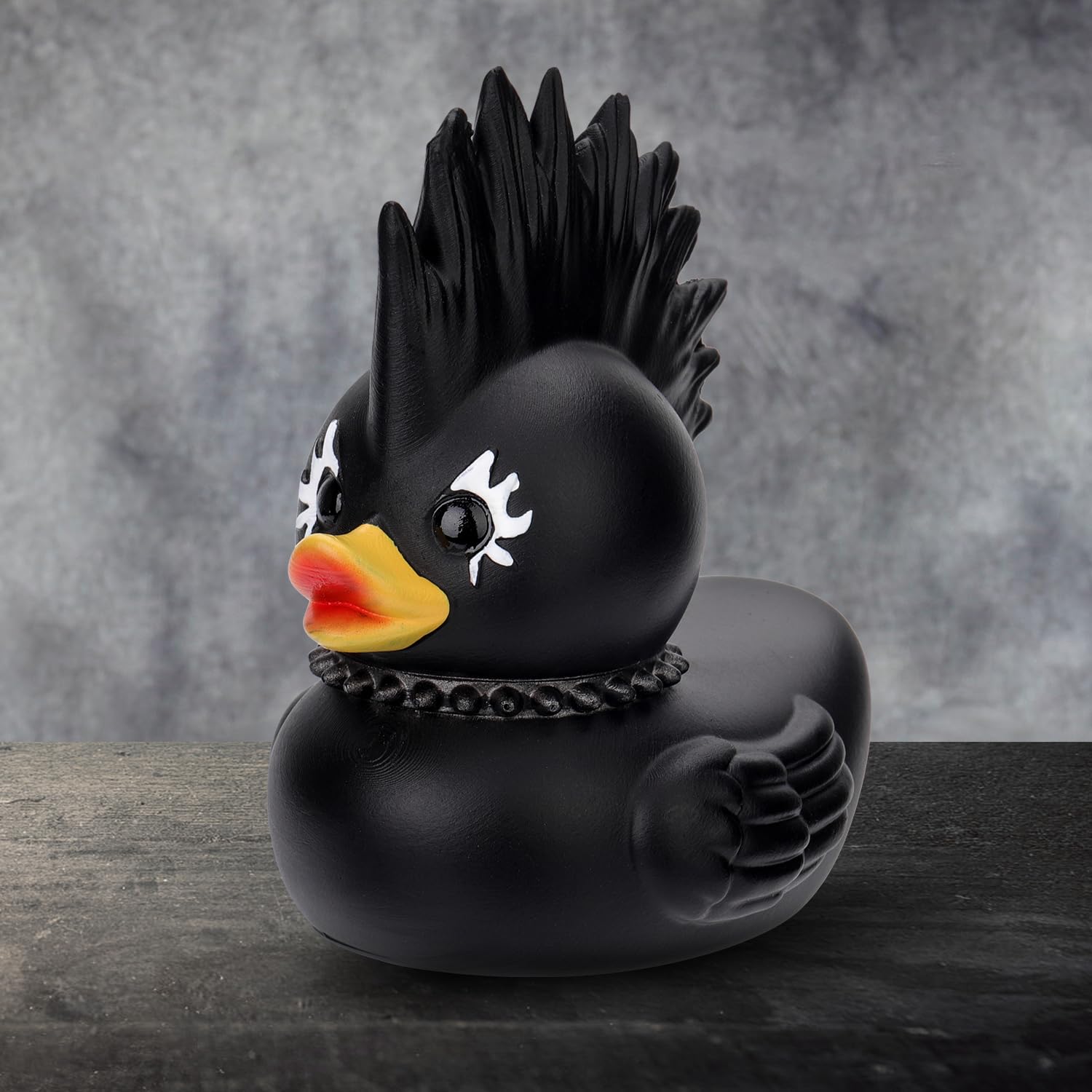 Anatra Di Gomma Scura – Enigma Duck – Decorazione Per Casa, Camera, Scrivania – Halloween - Foto 2