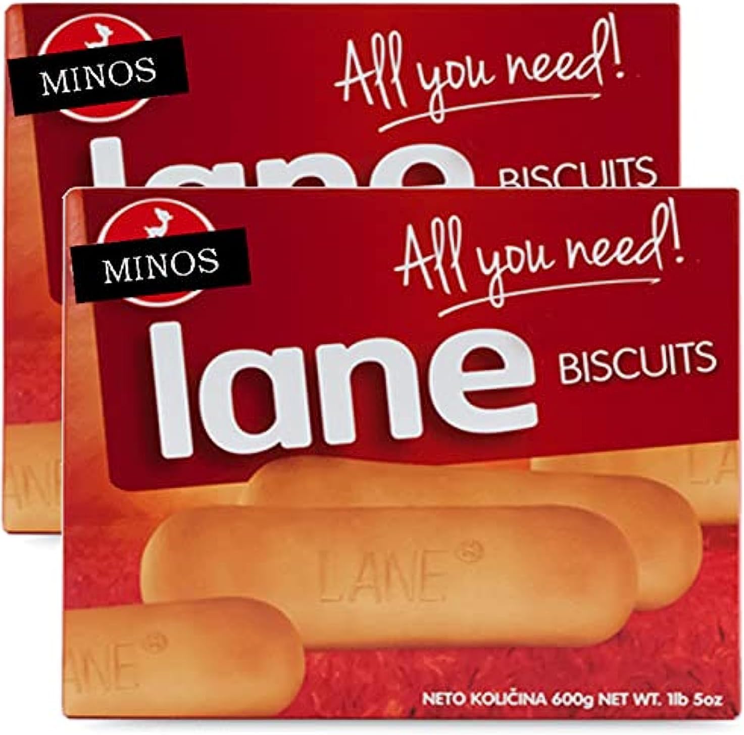 Lane Bambi Biscuits 600g (2 pack)