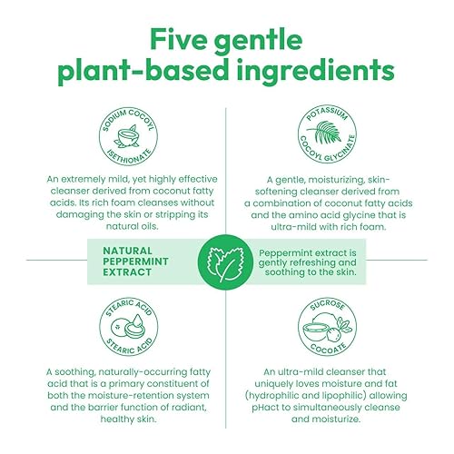 Miniatura 10 de ANDREW LESSMAN pHact - Barra limpiadora rica en humedad, 4.25 onzas, sin perfume, paquete de 3. Ideal para pieles grasas, secas, mixtas y sensibles.