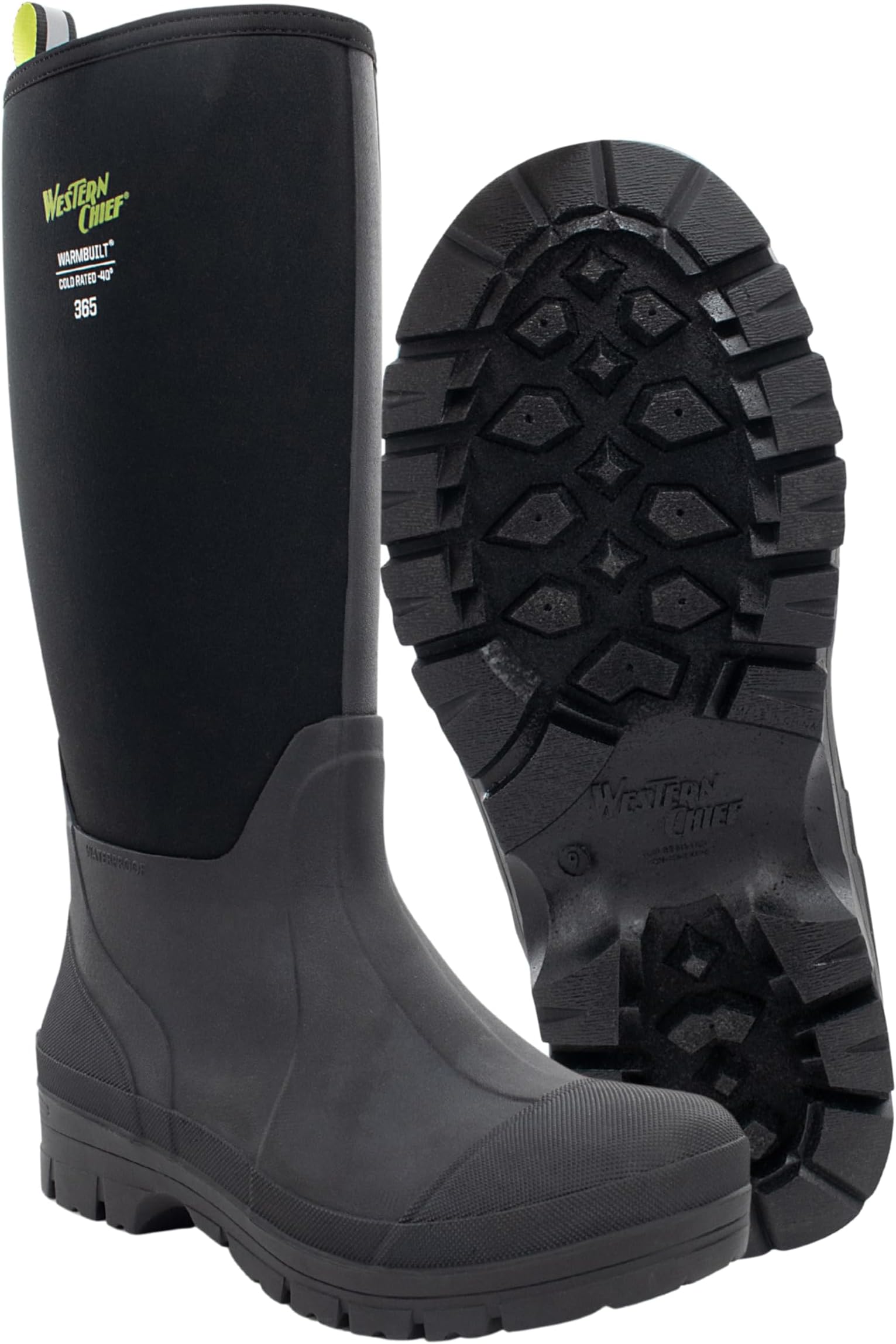 Unisex 365 Neoprene Cold Weather Boots for Men and Women – Cold Rated, Seamless Waterproof Rubber, Anti-Slip Outsole, All-Weather Outdoor Footwear