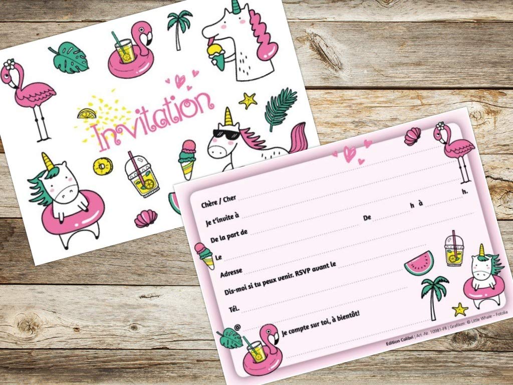 10 Cartes D'invitation Dinosaures - Anniversaire Enfant, Thème Préhistoire