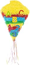 Party Factory – Pinata Schultüte bunt für Jungen & Mädchen zum Befüllen & aufhängen – Schlag-Piñata als Party Deko in 36x48 cm für Geburtstag & Mottopartys – Partyspiel Motiv-Pinjata für Kinder