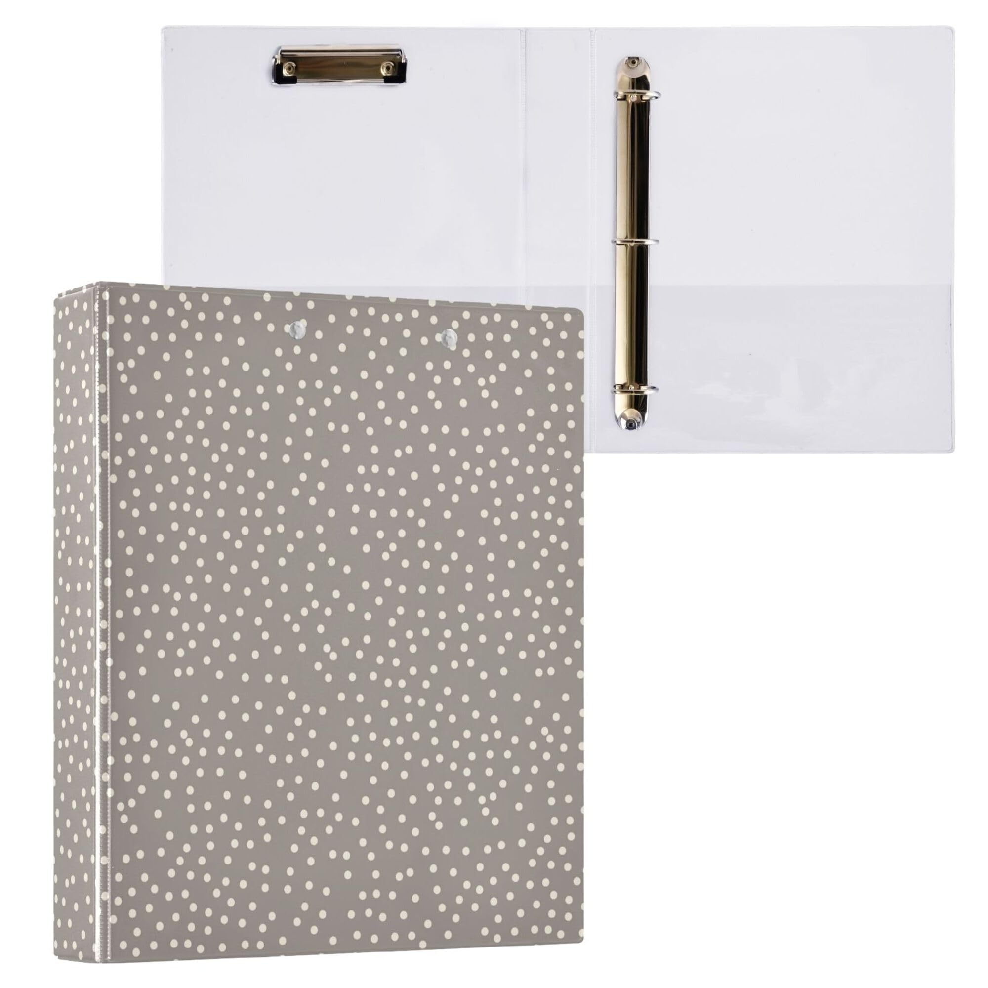 Raccoglitore a 3 anelli da 3,8 cm con tasche, confezione da 1/2 raccoglitori universitari per studenti, 200 fogli
