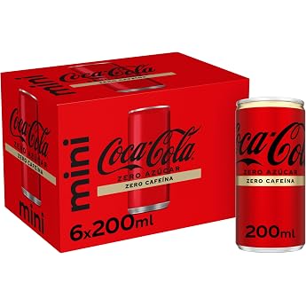 Coca-Cola Zero Sugar Zero Caffeine - Coke Soft Drink without Sugar Calorie
