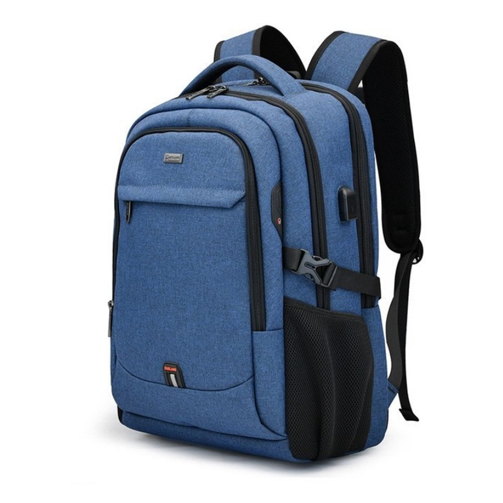 FANDARE Mochila Cabina Avion Mochila Portatil 15.6 Pulgadas Mochila Hombre Mujer Mochila con Puerto de Carga USB Bolsos Bandolera Backpack para Negocio Trabajo Diario Viaje Mochila Azul