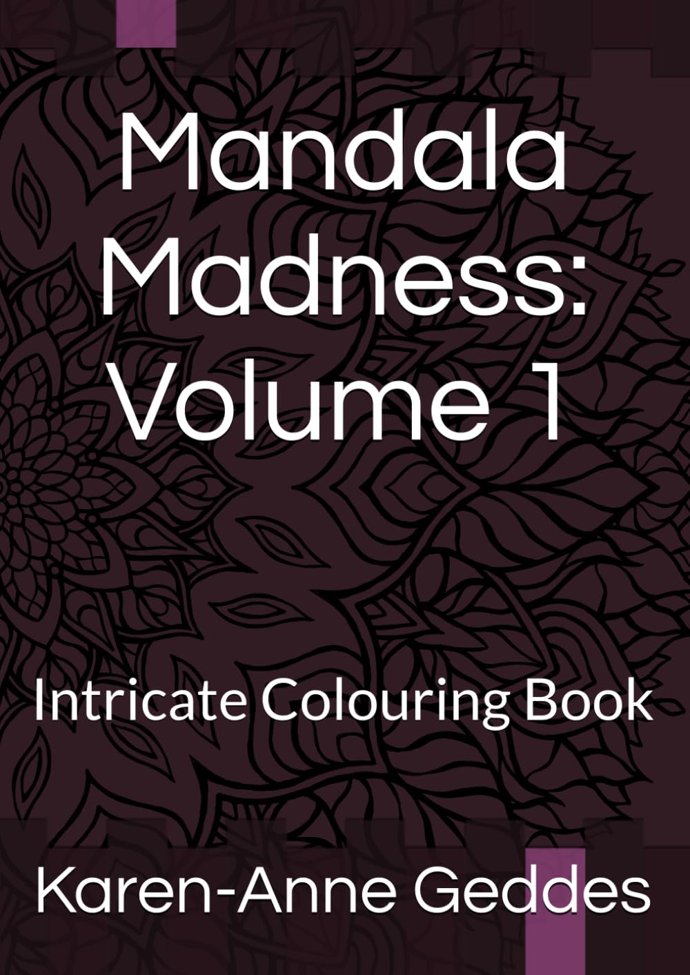 Mandala Madness: Volume 1: Intricate Colouring Book (Mandala Madness Colouring Books)