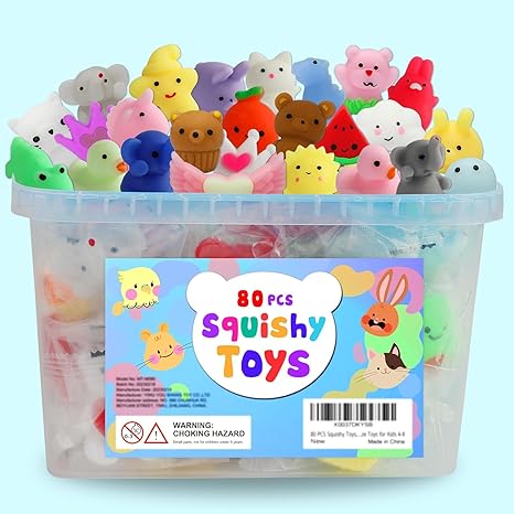 Kawaii Squishies Party Favors (80 Pcs)