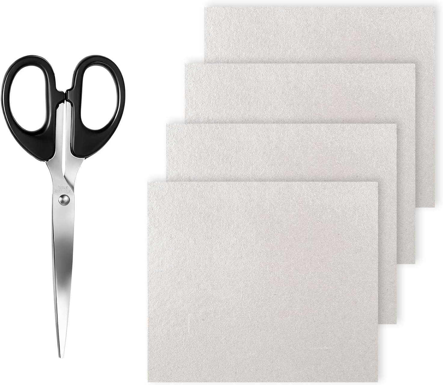 4 Pcs Microwave Waveguide Cover with Scissor Waveguide Cover Mica Plates Sheets 15 x 15 cm/5.9 × 5.9 inch Microwave Oven Repairing Part Cut to Size for Universal Microwaves