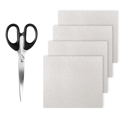 4 Pcs Microwave Waveguide Cover with Scissor Waveguide Cover Mica