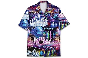 Horse Racing Funny Hawaiian Shirts for Men Women