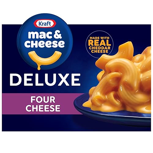 Kraft Deluxe Mac and Cheese, 1 Box, for Easy Dinner