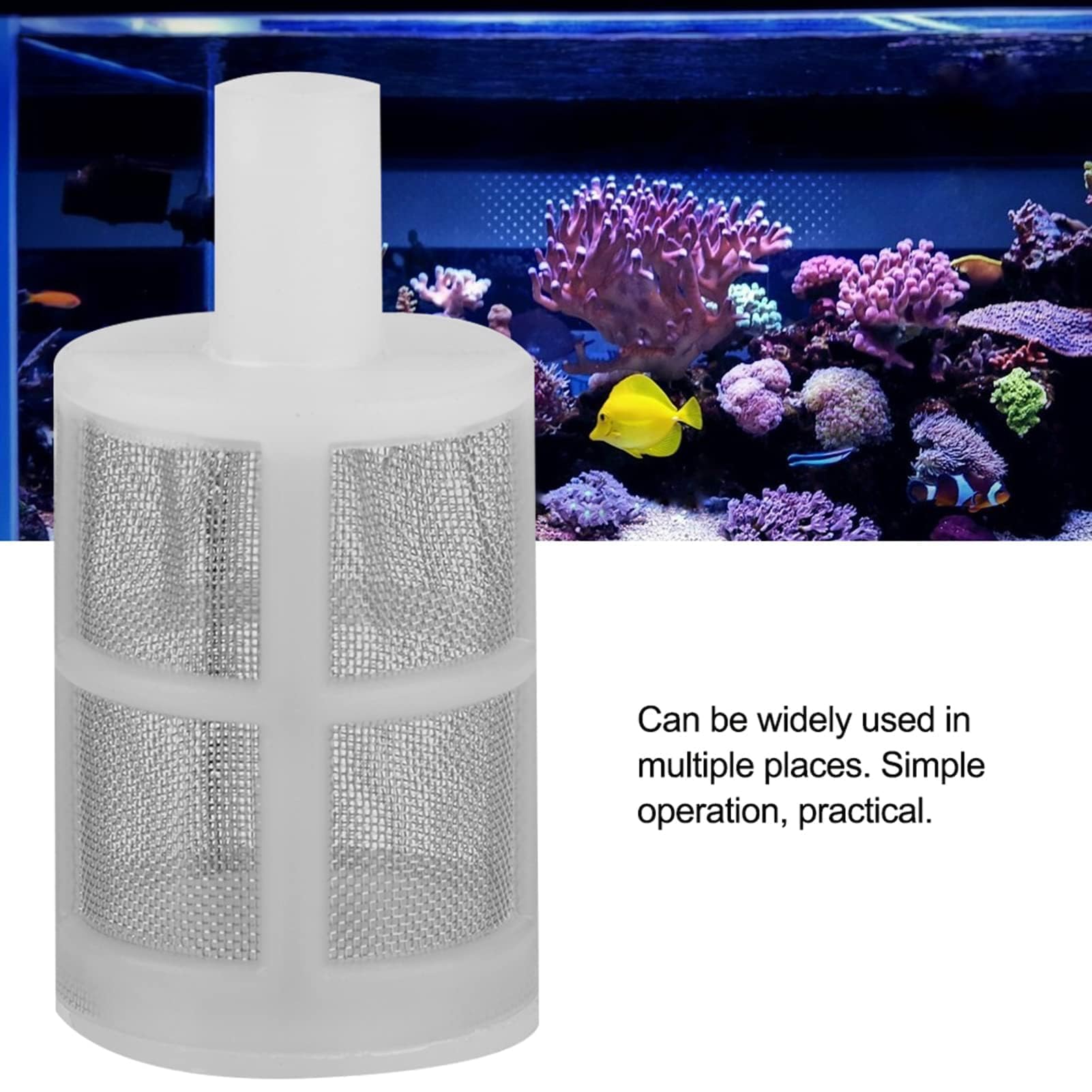 Kit de Filtration pour Pompe à Eau d'Aquarium, 10 Pièces, Crépine et Filtre pour Tuyaux 7mm et 10mm