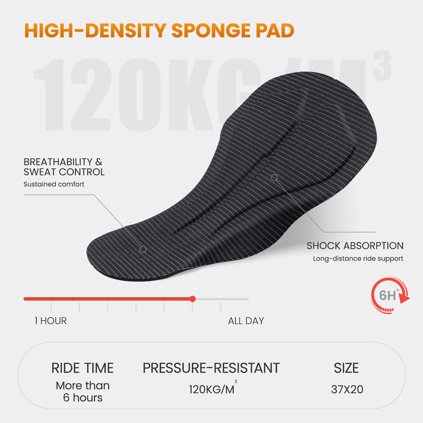 Santic Pantaloncini da bici da uomo 4D imbottiti UPF 50+ ciclismo su strada mountain bike pantaloncini da ciclismo con tasche