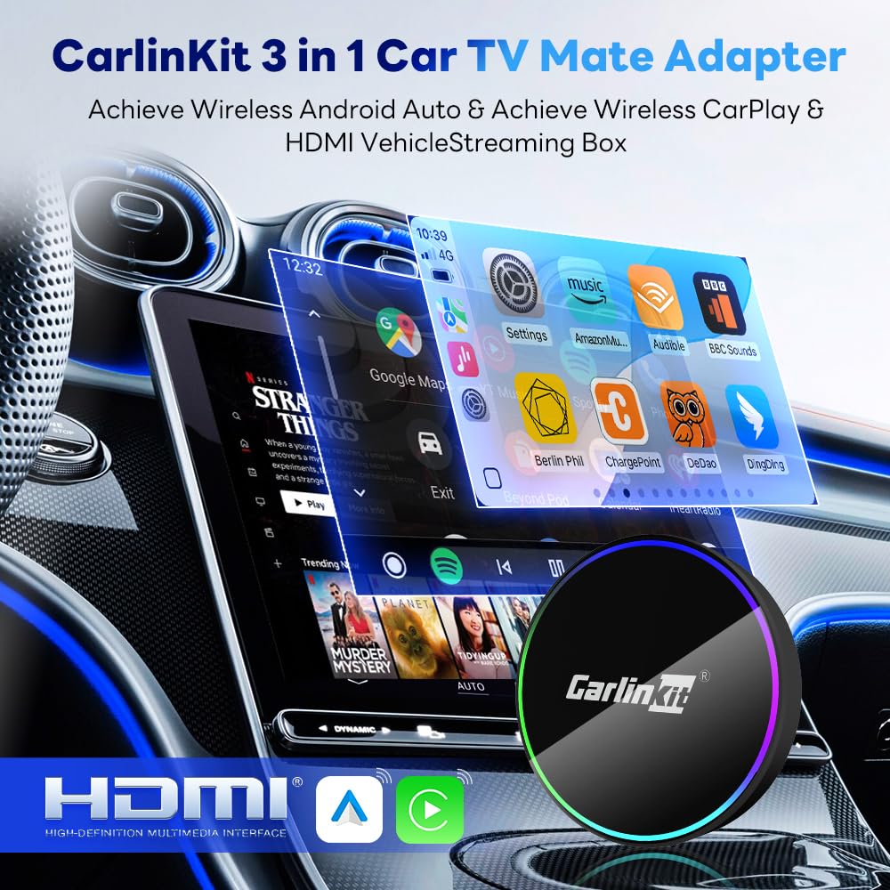 Amazon.com: Carlinkit HD2CP Pro HDMI Wireless CarPlay Adapter