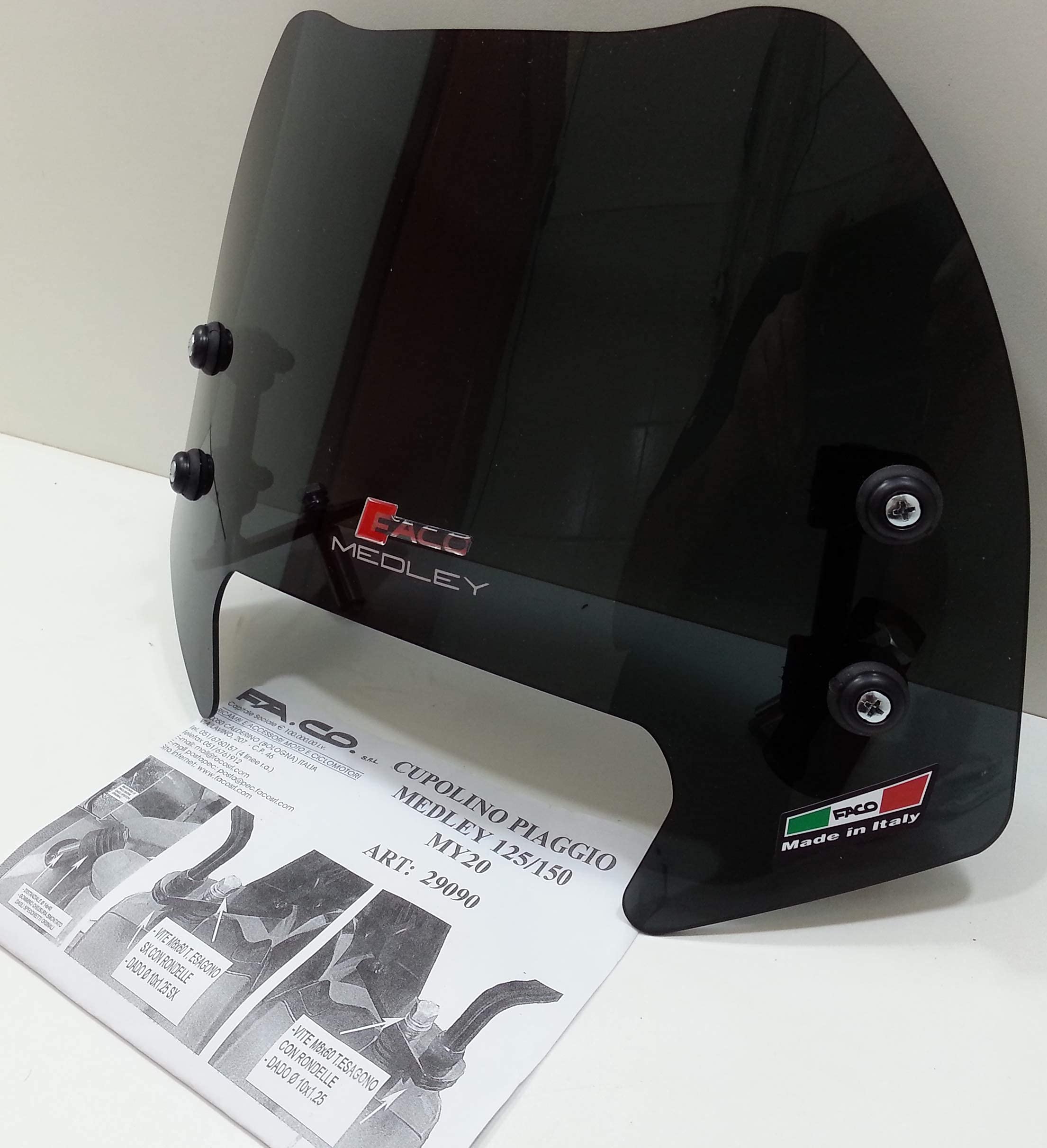 Windschild Piaggio Medley 125-150cc ab 2020 - Artikelnummer 29090