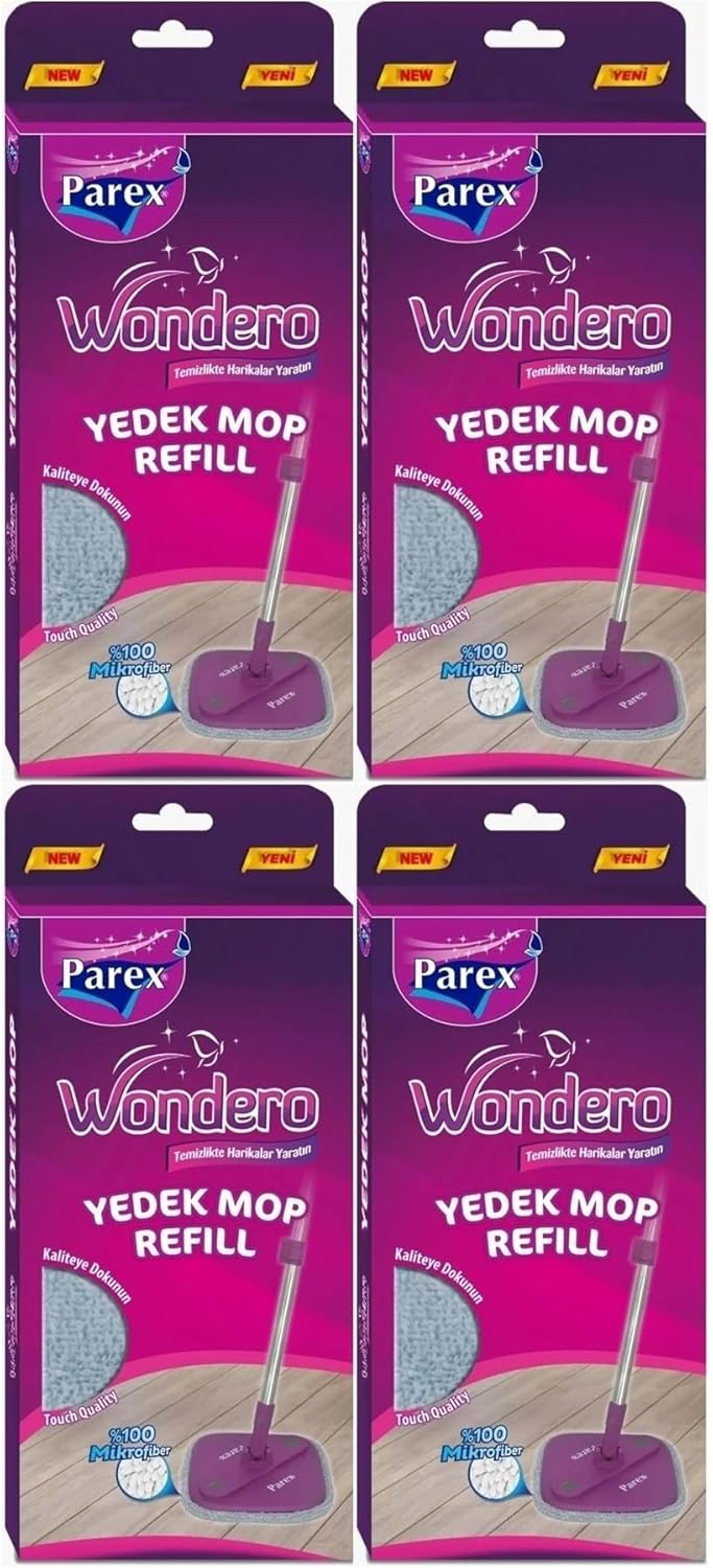 Wondero Yedek Paspas Mop Refill (4 LÜ SET)