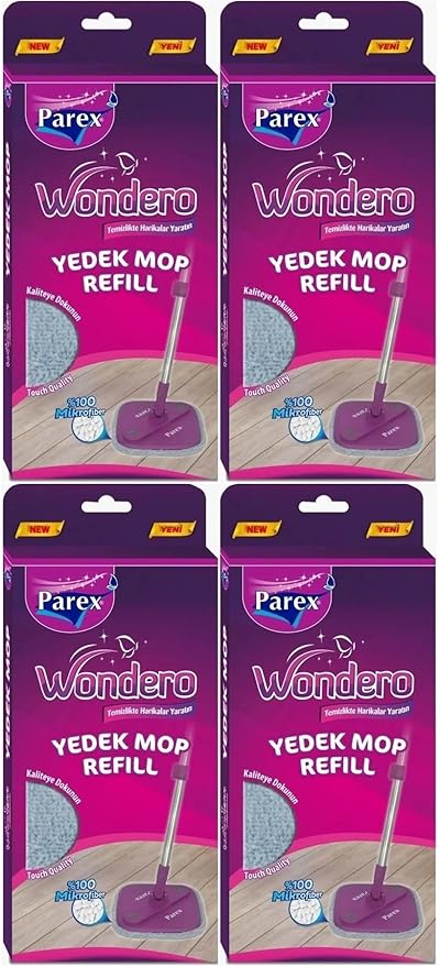 Wondero Yedek Paspas Mop Refill (4 LÜ SET)