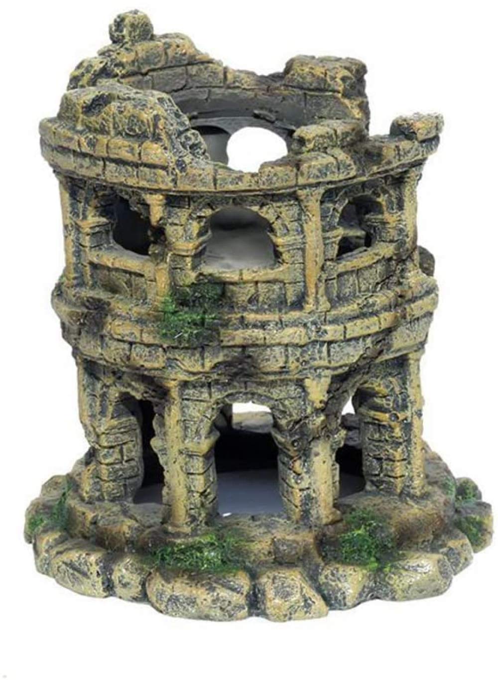 CLQ Ornamenti per Decorazioni per acquari rovine in Resina, Accessori per acquari, Accessori per acquari, Acquario Ecologico per acquari, Ornamenti per Studio, Soggiorno