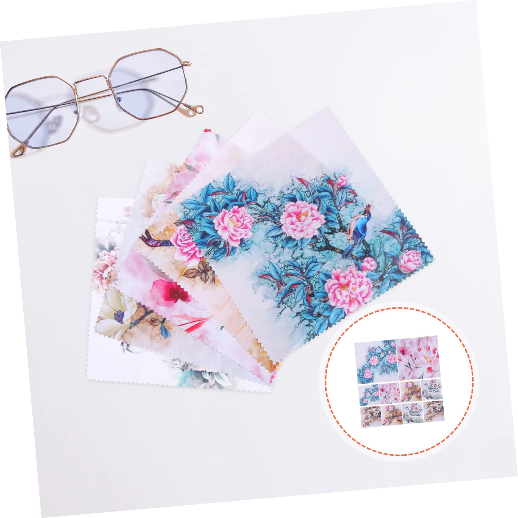 Gadpiparty 30 Piezas Paño De Limpieza De Gafas Paño De Limpieza De Microfibra para Gafas Paños De Limpieza De Lentes para Anteojos Paño De Limpieza De Lentes Joyas Accesorios Fibra Extrafina