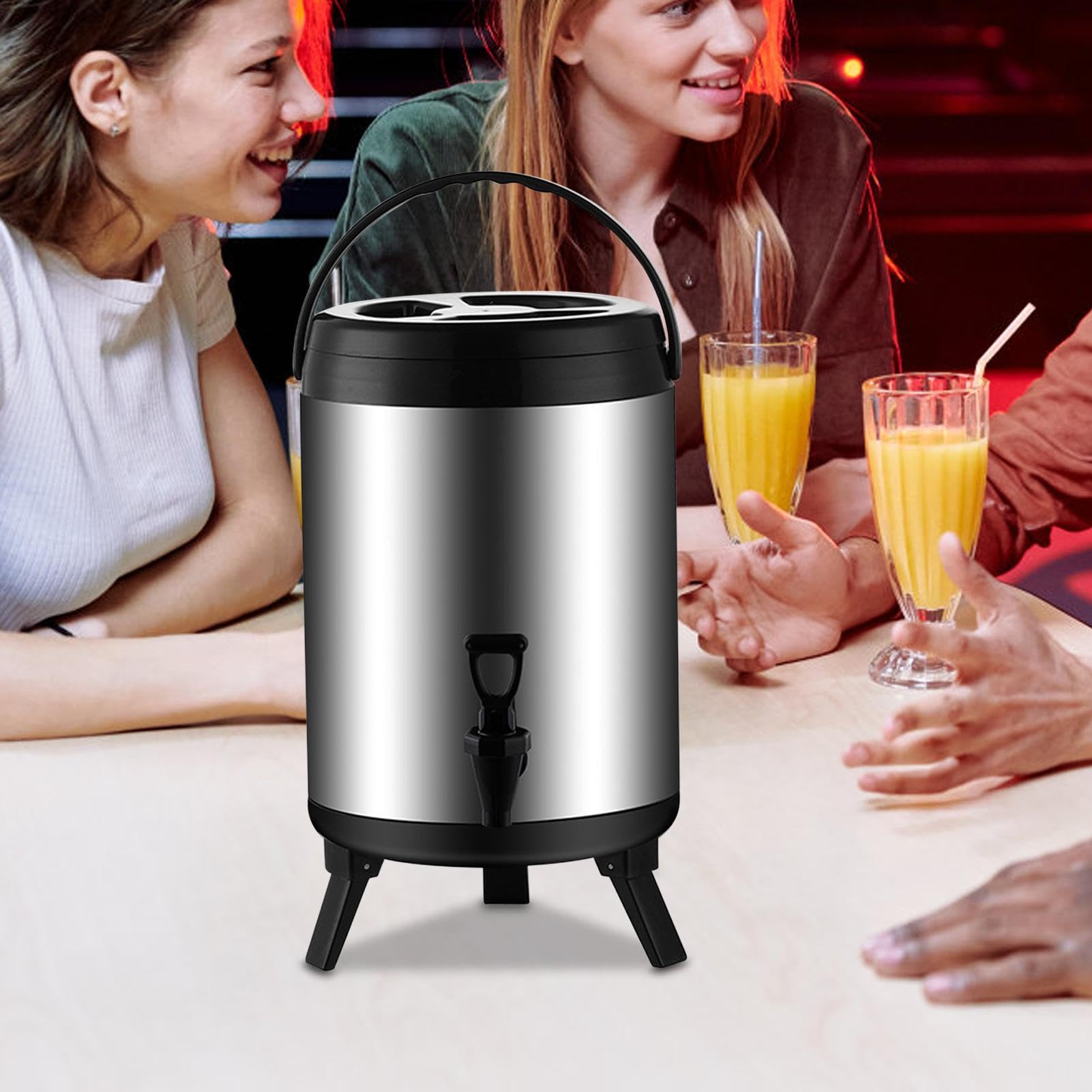 Dispensador de bebidas frías: dispensadores de bebidas para , dispensador portátil de agua fría, dispensadores de bebidas aislados, equipo de camping para viajes, hogar, vacaciones, trabajo