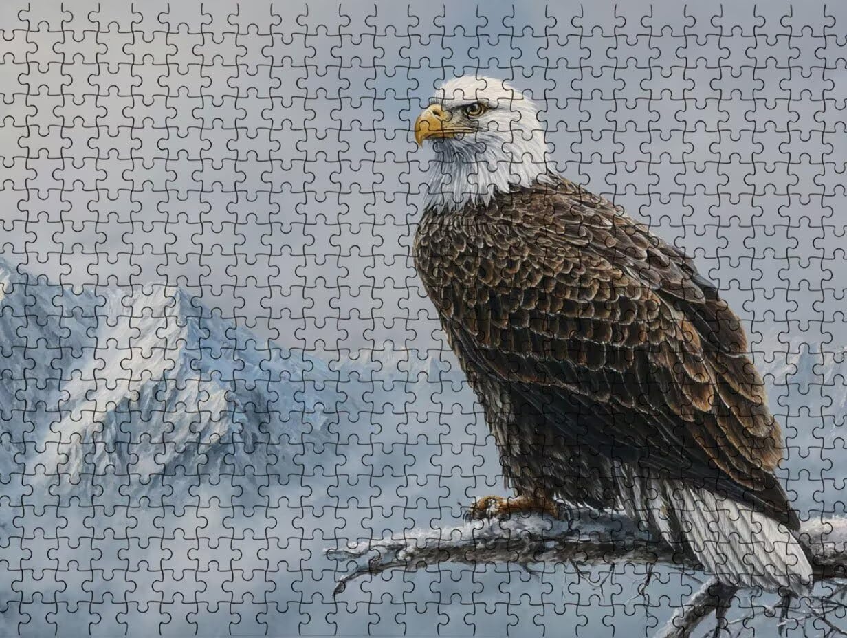 Clásicos Puzzle 4000 para Adultos, áGuila De MontañA Nevada LDYQS7-641