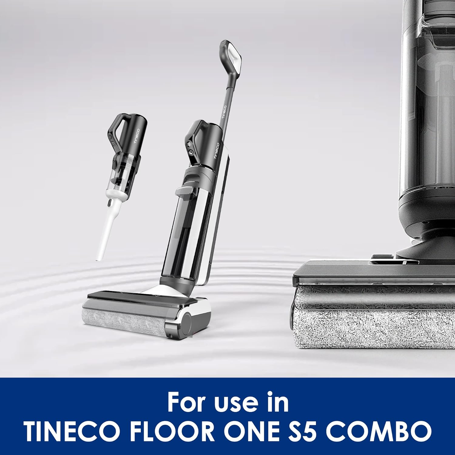 Tineco Replacement HEPA Assembly and Brush Roller Set for Floor ONE S5 Combo Cordless Wet Dry Vacuum Cleaner (S5 Combo only, not Compatible with Any Other Model)