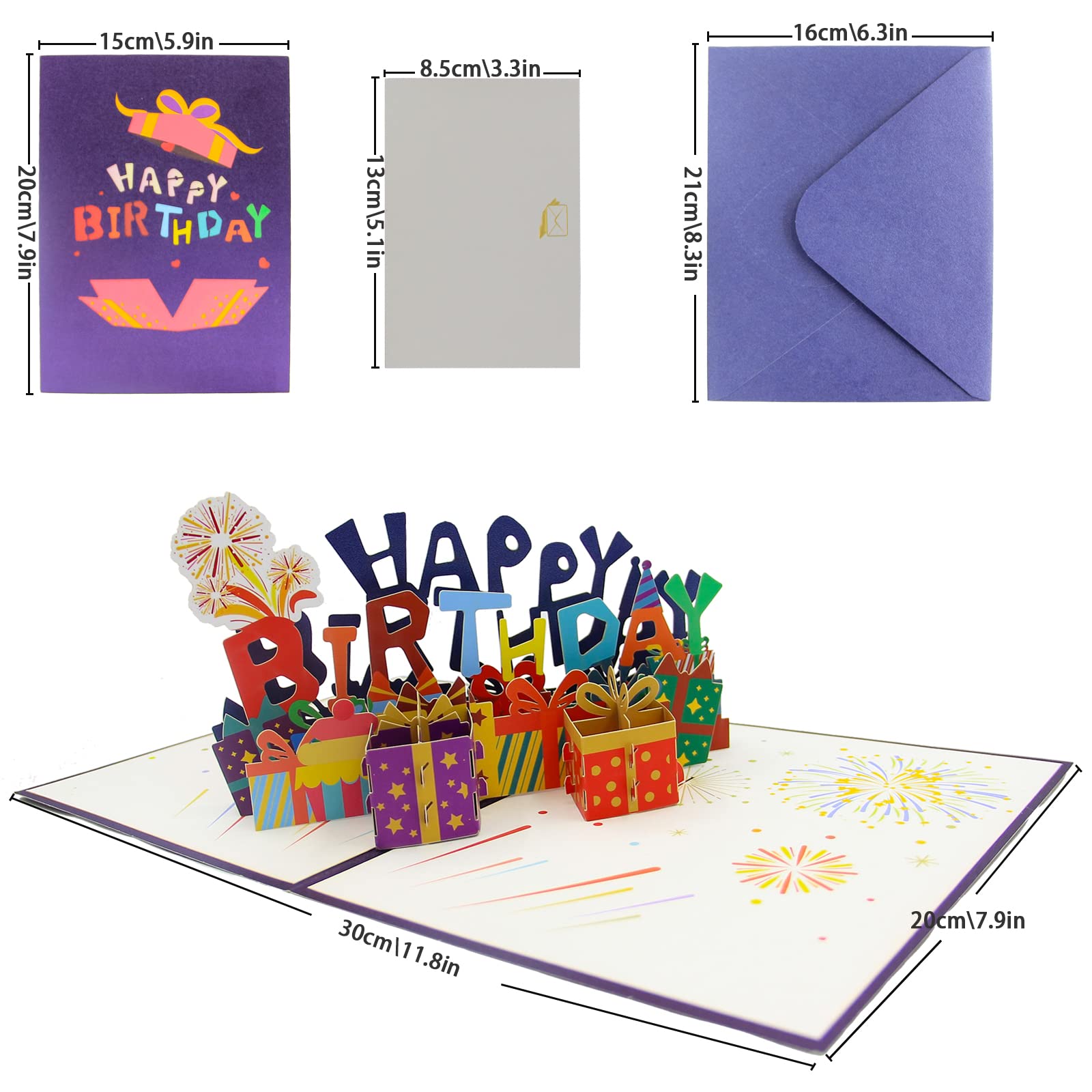 Cartes Pop Up 3d Carte D'anniversaire Carte Licorne Pour Fil En Ance