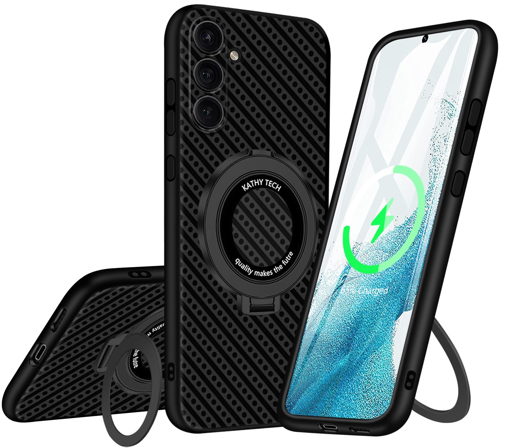 Galaxy S23 SC-51D SCG19 ケース tpu MagSafe対応 リング付き Samsung Galaxy S23 5G カバー 多機能スタンド リング マグネット搭載 縦横両対応 隠し収納式 米軍MIL規格 耐衝撃 薄型 超軽量 全面保護 指紋なし 黄変なし 手触り良い 傷に強い マグネティック ストラップホール付き ワイアレス充電 ギャラクシーs24 スマホケース