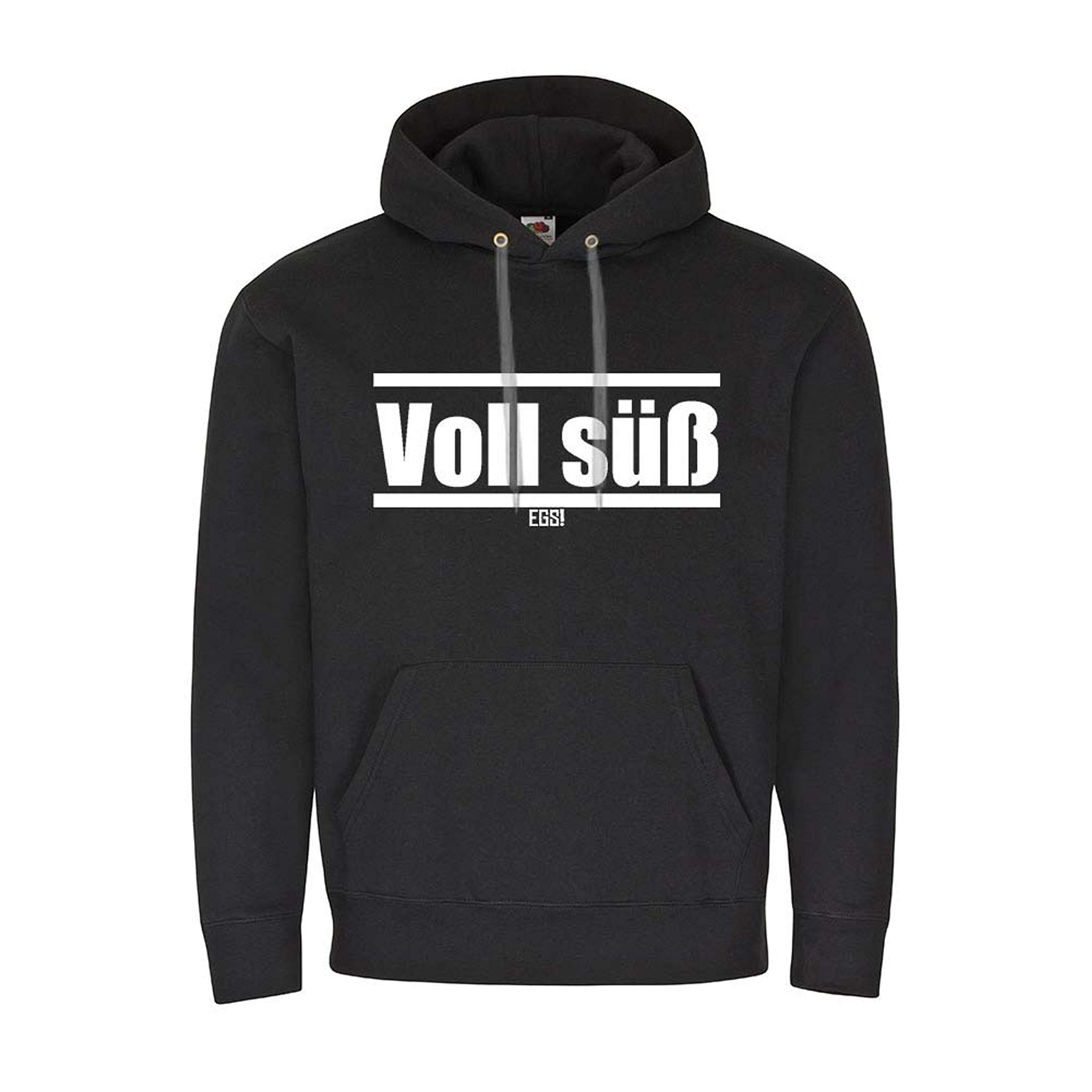 Pull à capuche humour fille Copytec 24157 noir vêtement ado taille M