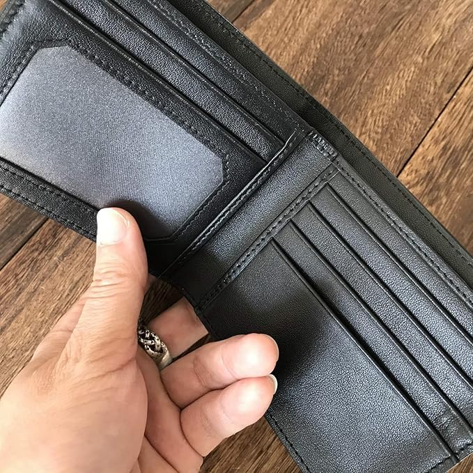 Men's Luxury Crocodile Wallets Handmade Genuine Leather Bifold Wallet3