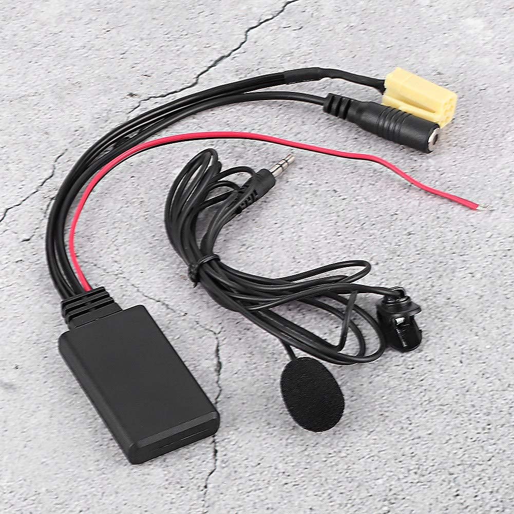 Aramox Cavo Audio Radio Bluetooth Per Auto, Cavo Adattatore Aux Vivavoce Per Auto 59,1 Pollici Con Microfono, Adatto Per 159 2007+, Adatto Per Grande Punto 2007+