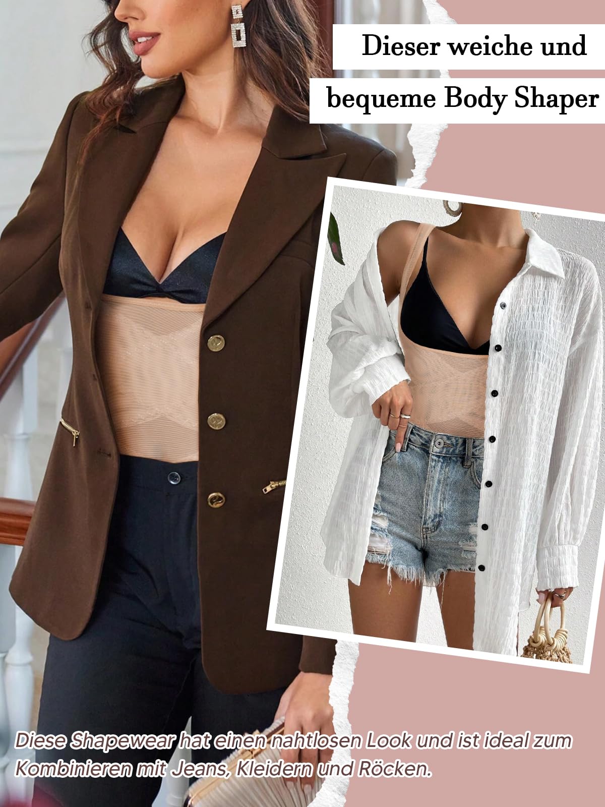 SLIMBELLE Body wyszczuplające brzuch modelujące figurę bezszwowe