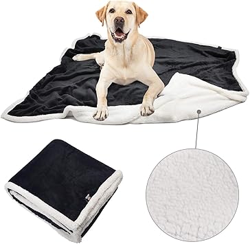 Dog Fleece Blanket, Large Washable Soft